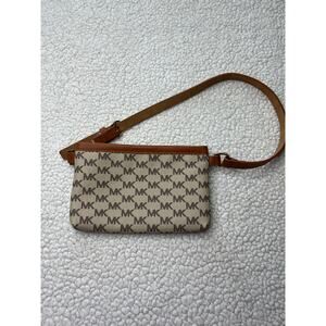 Michael Kors Signature Fanny Pack Belt Bag Brown